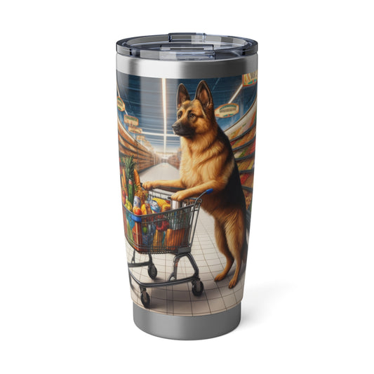German Shepherd Shopping 20oz Tumbler