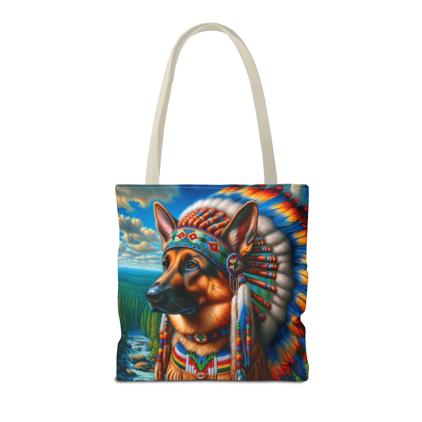 German Shepherd Indian Scented Tote Bag