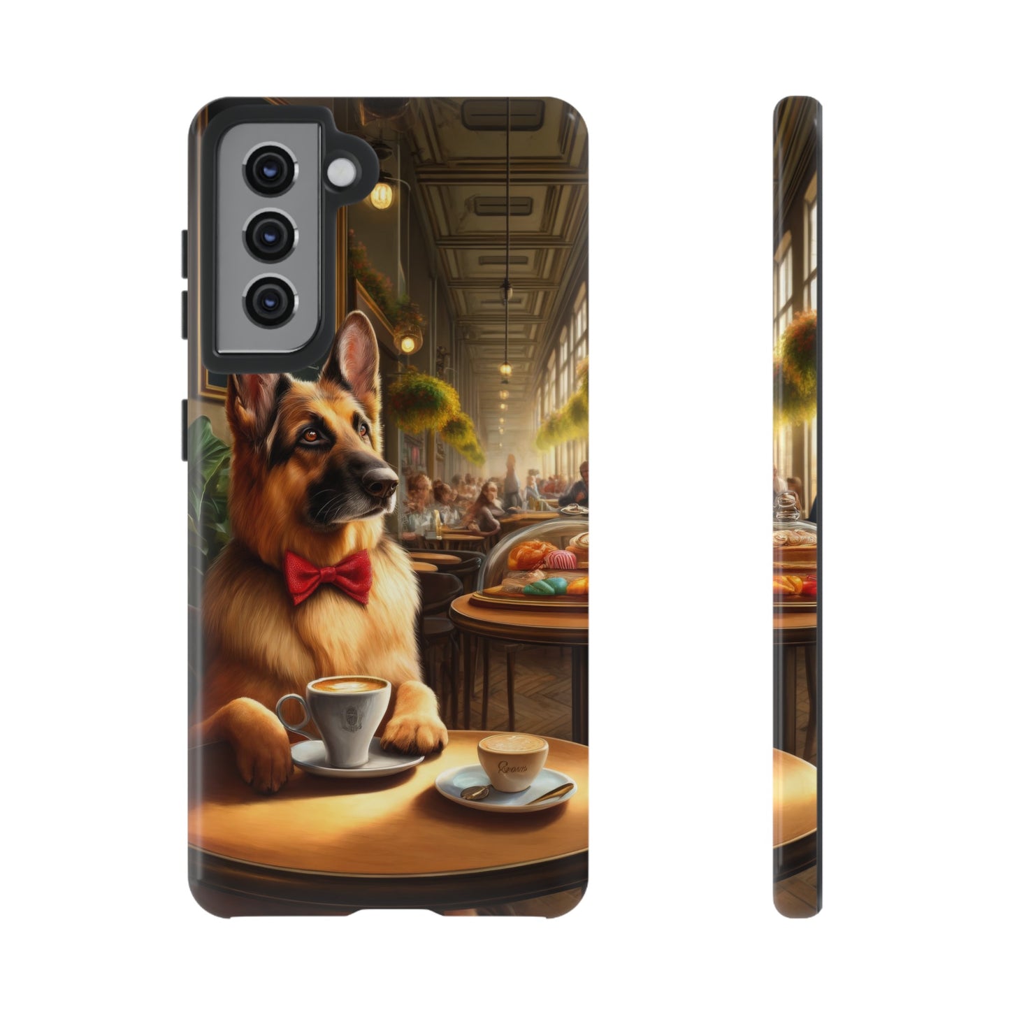 German Shepherd Drinking Phone Case