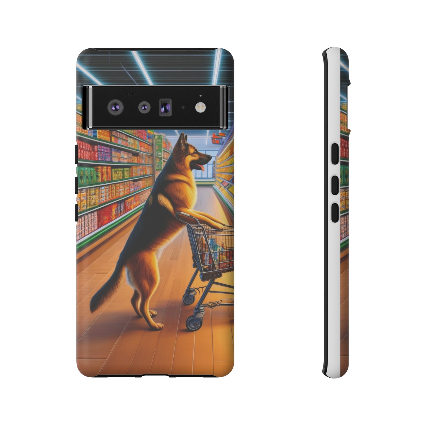 German Shepherd Shopping Phone Case