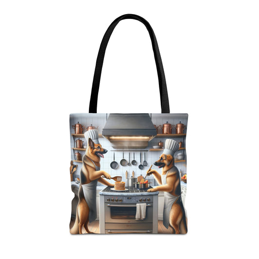 Cooking German Shepherds Tote Bag