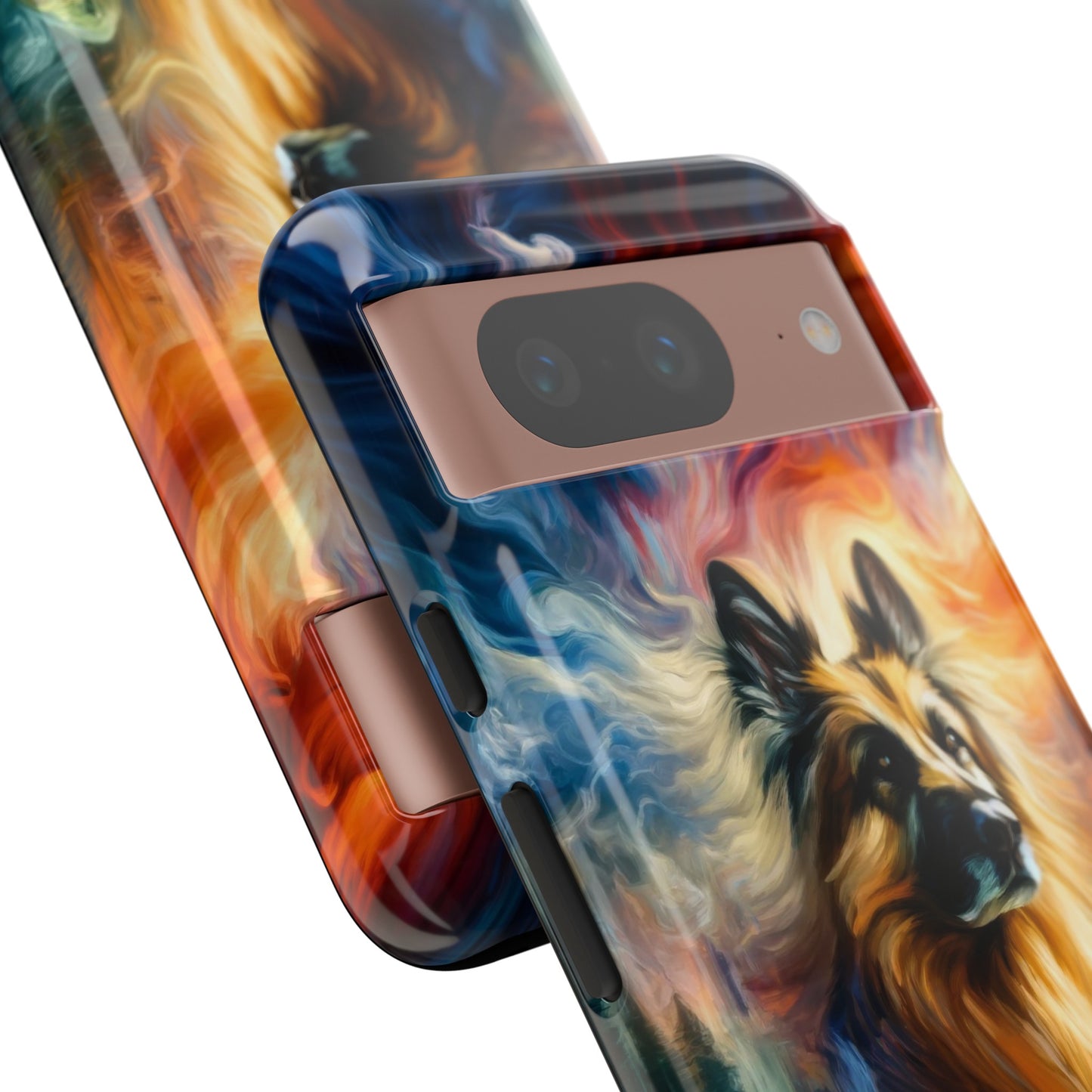 Expressionism and fantasy German Shepherd Phone Case