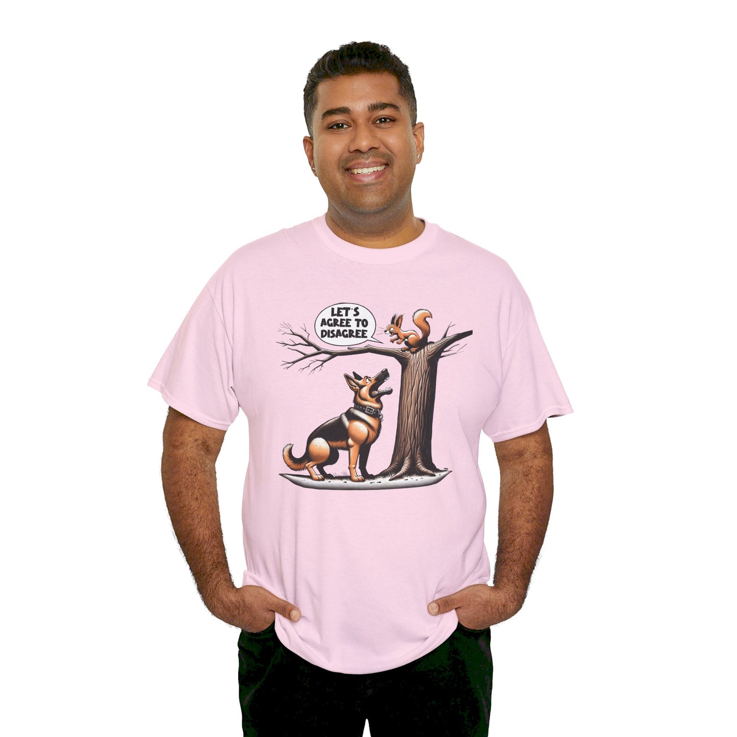 Lets Agree to Disagree T-Shirt (13 colors) (German Shepherd)