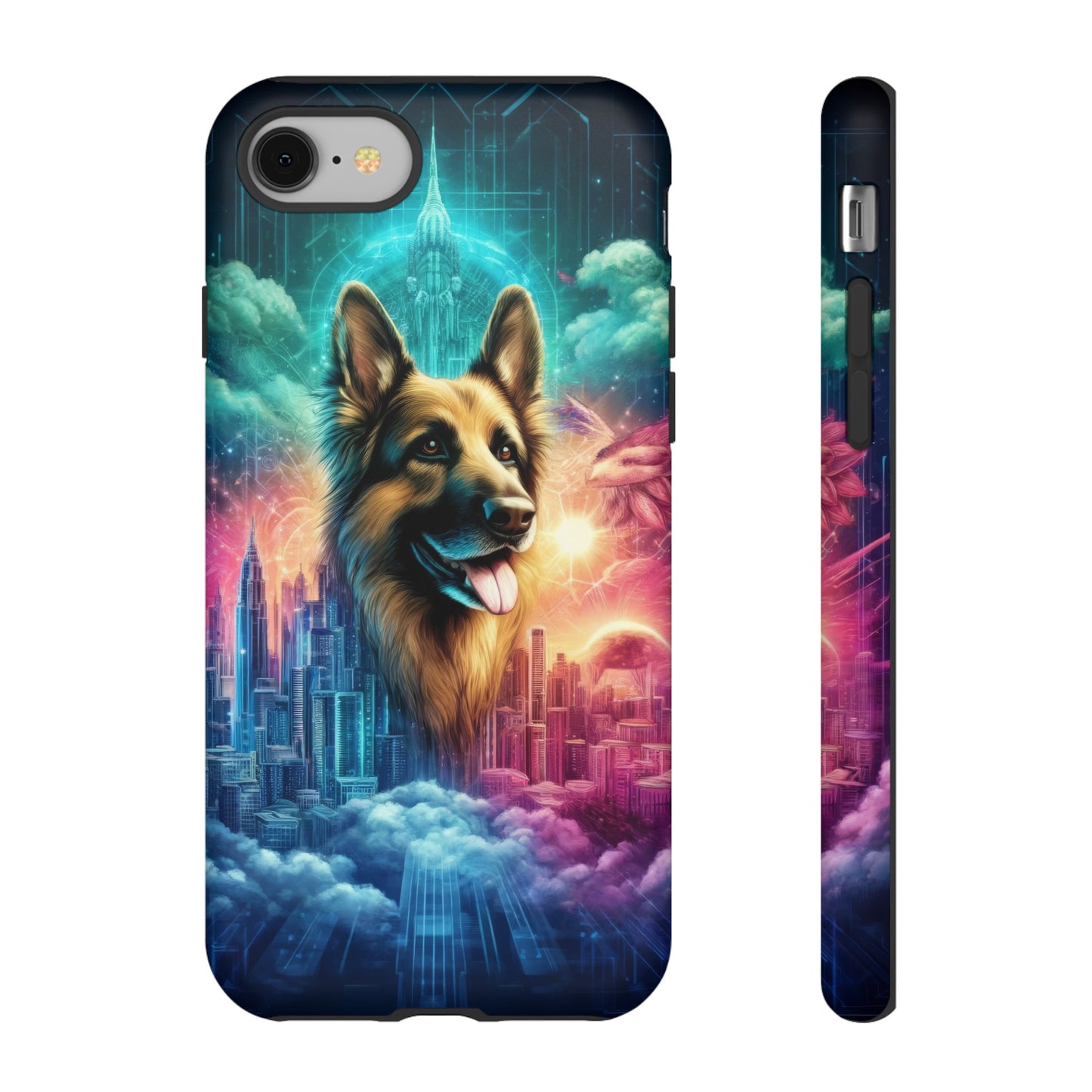 Dreamy fantasy German Shepherd Phone Case