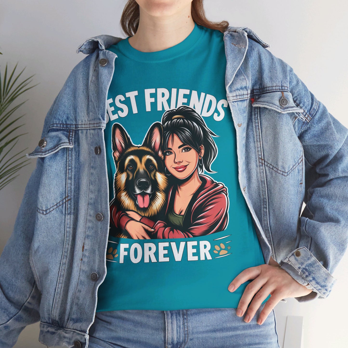 Best Friends Forever T-Shirt (13 colors) (German Shepherd)