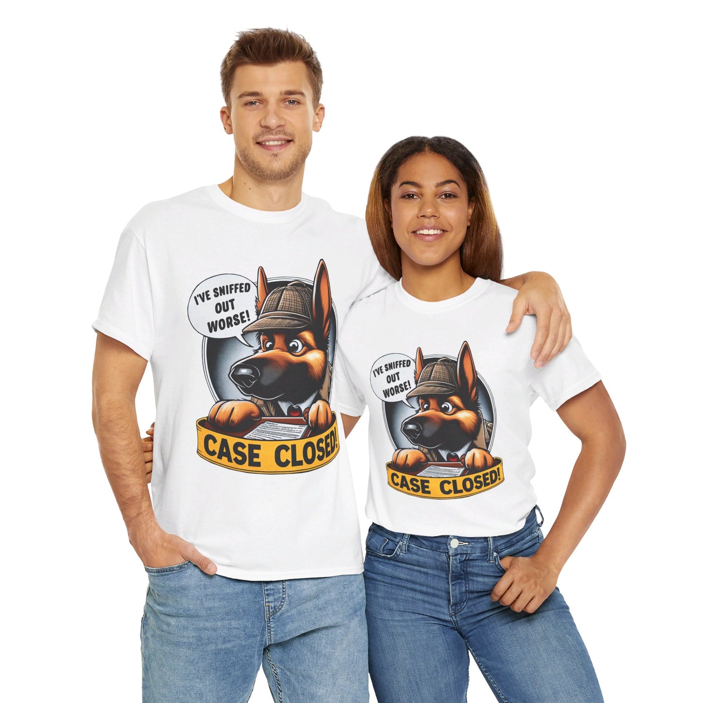 Case Closed T-Shirt (13 colors) (German Shepherd)