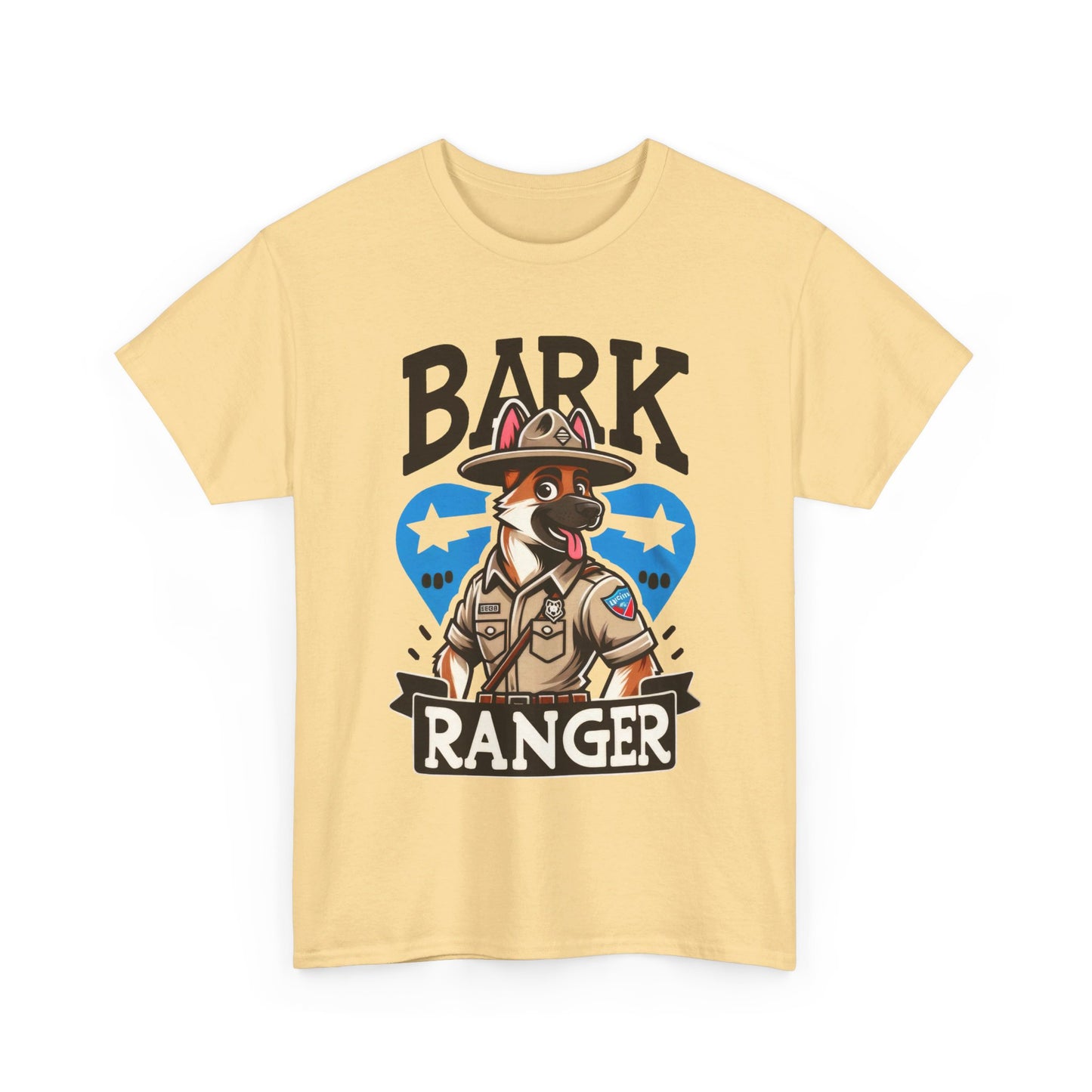 Bark Ranger On Duty T-Shirt (13 colors) (German Shepherd)