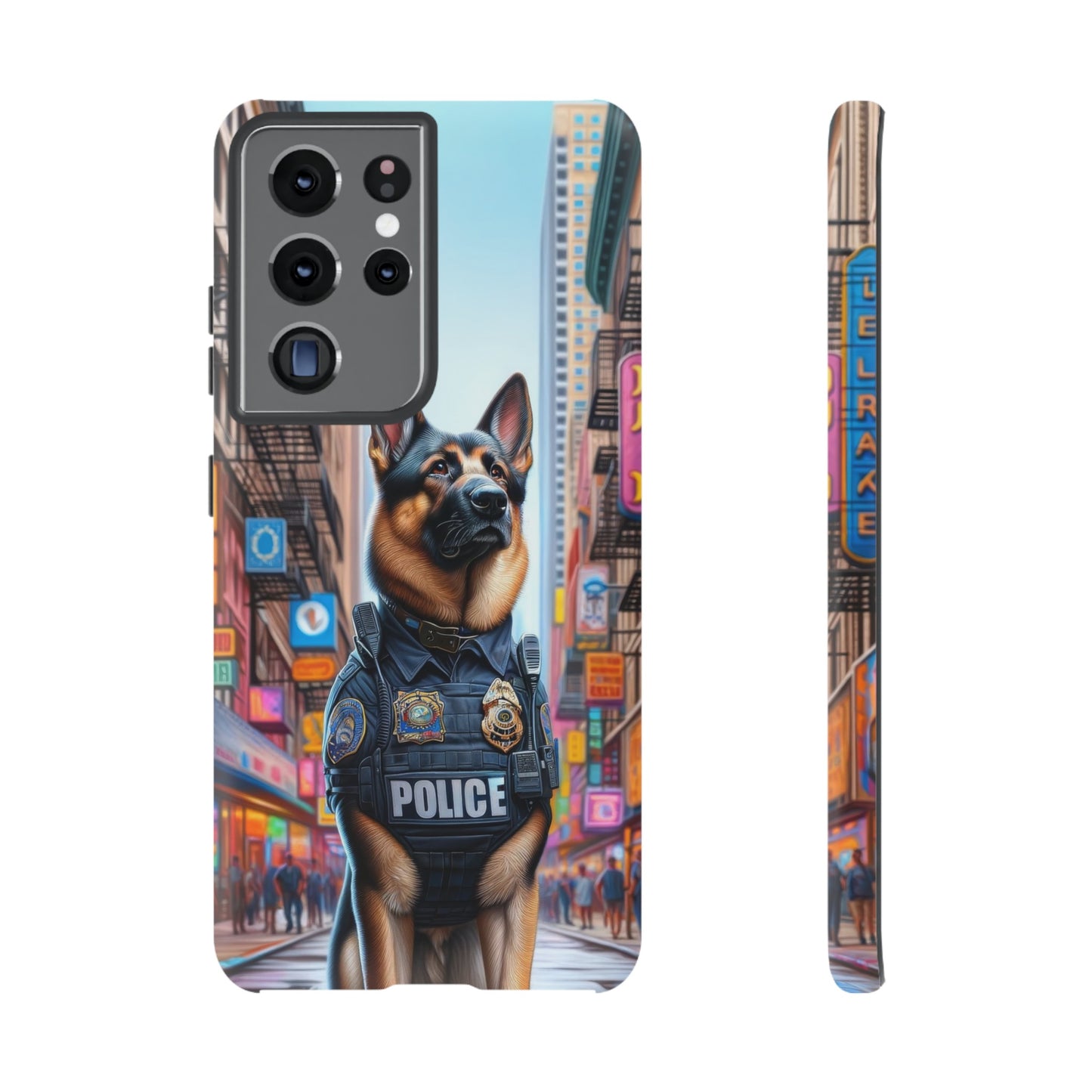 German Shepherd Police Officer Phone Case