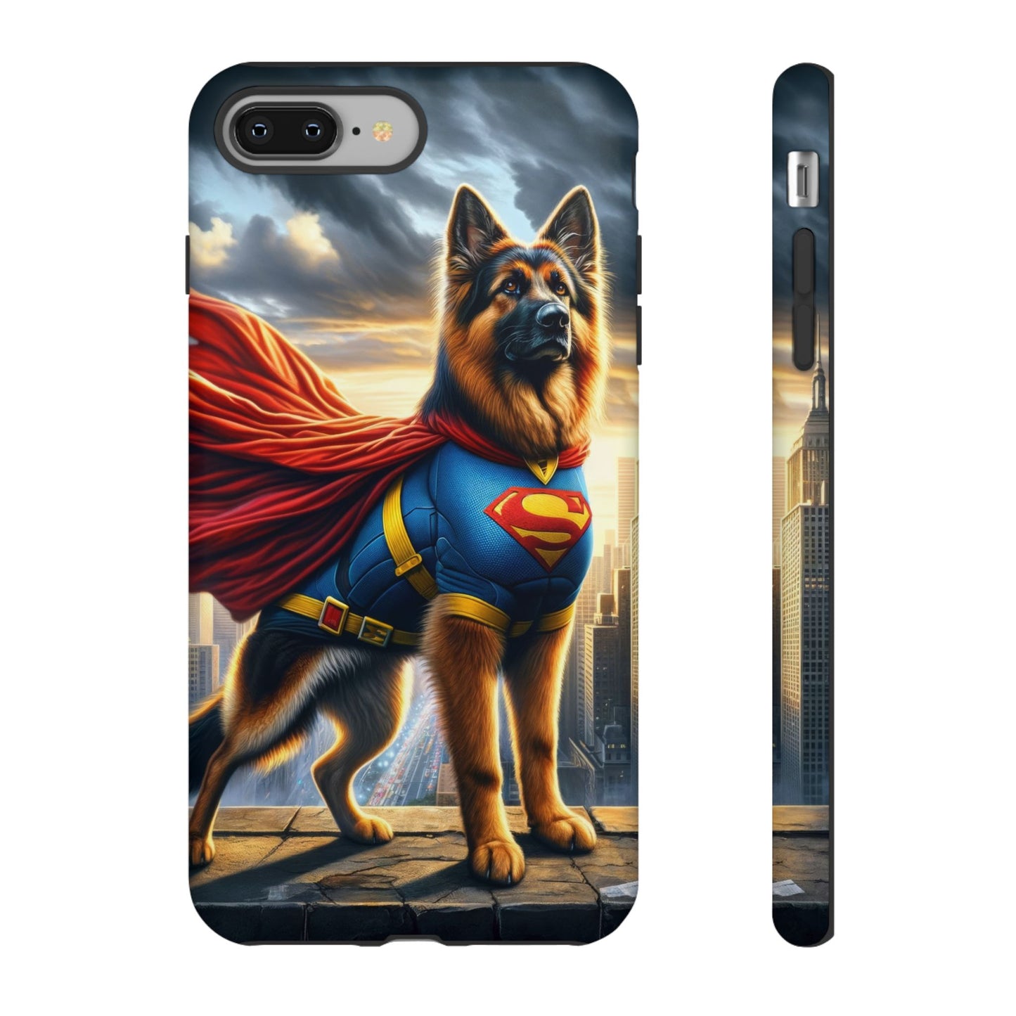 German Shepherd Superhero Phone Case