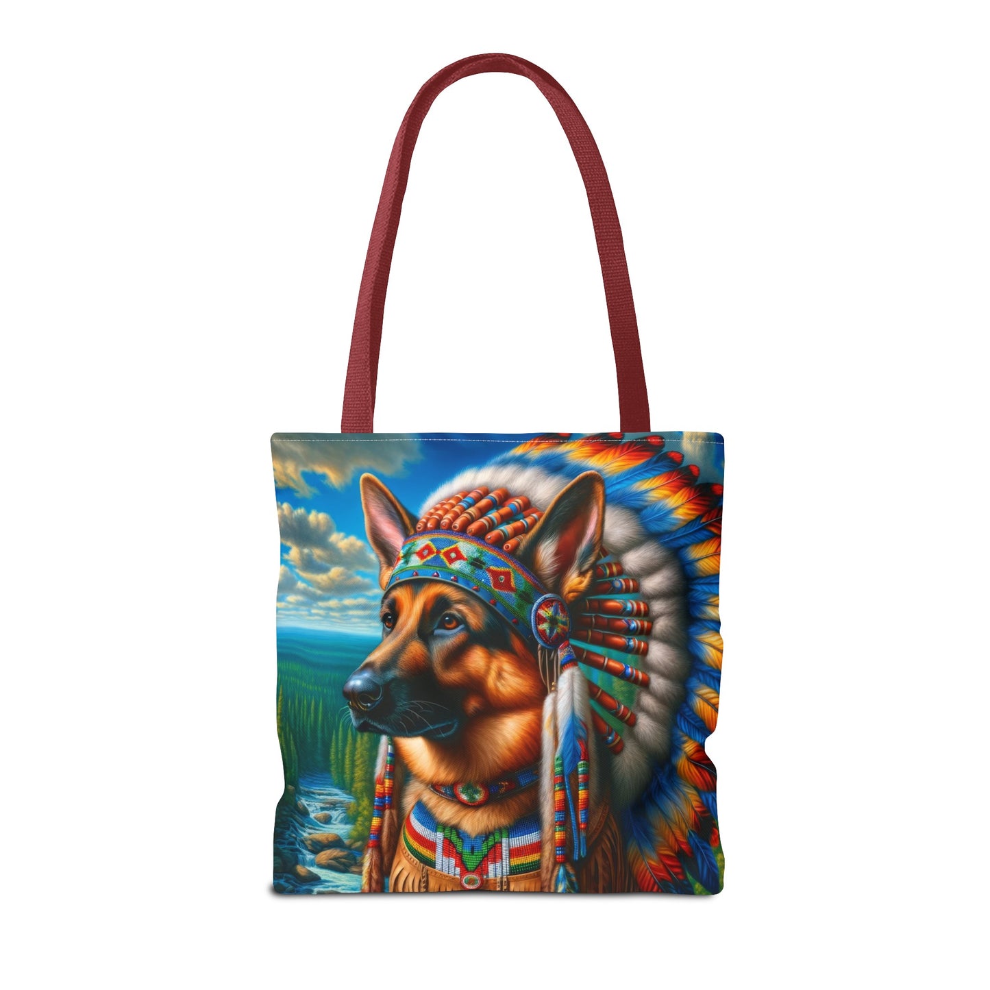 German Shepherd Indian Scented Tote Bag