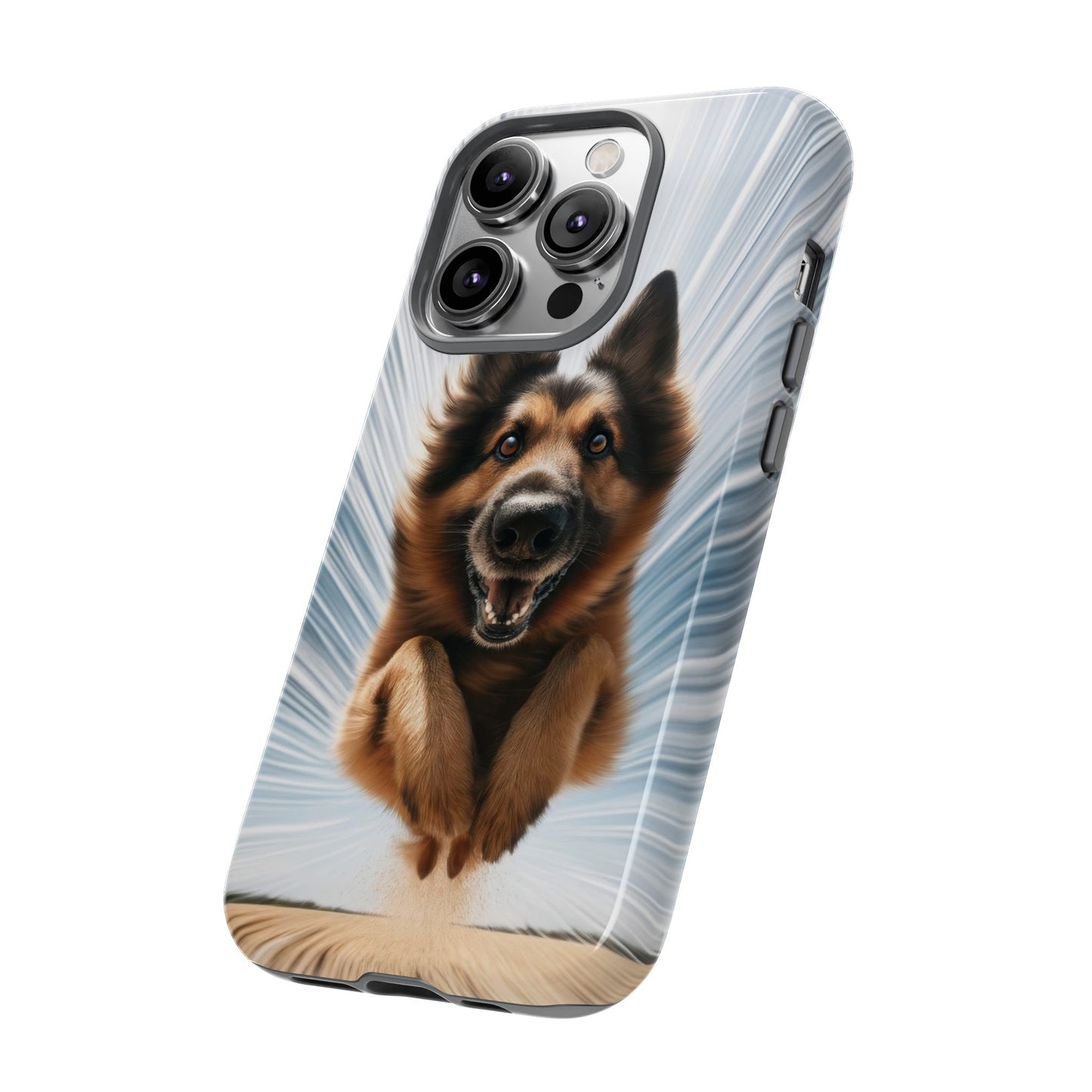 Motion blur German Shepherd Phone Case