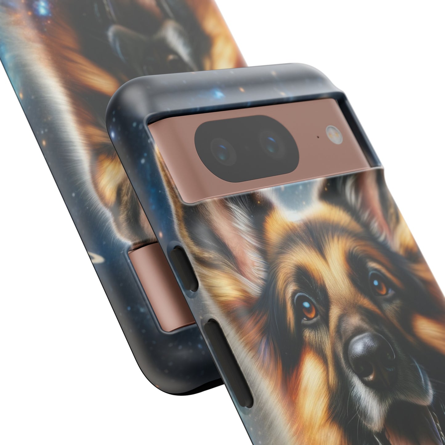 German Shepherd in Space Tough Phone Case