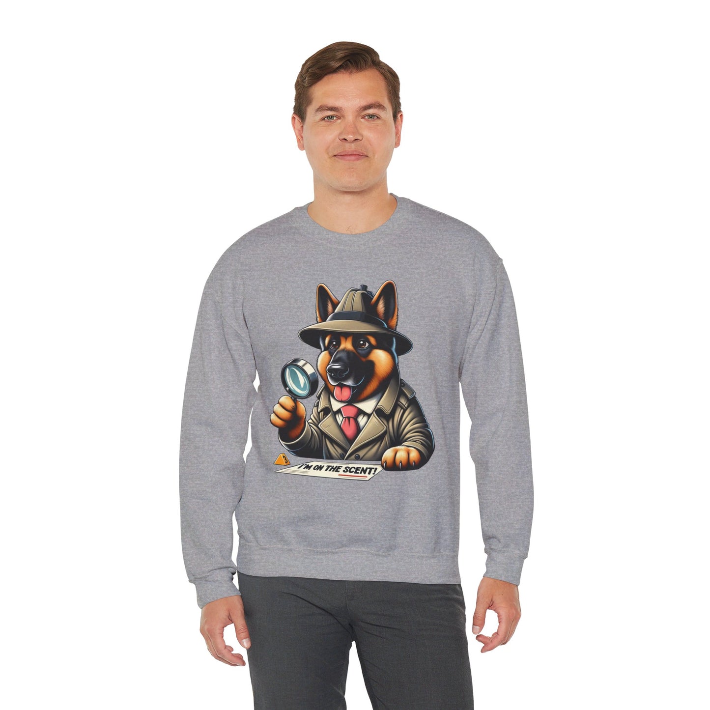 I'm on the Scent Sweatshirt (10 colors) (German Shepherd)