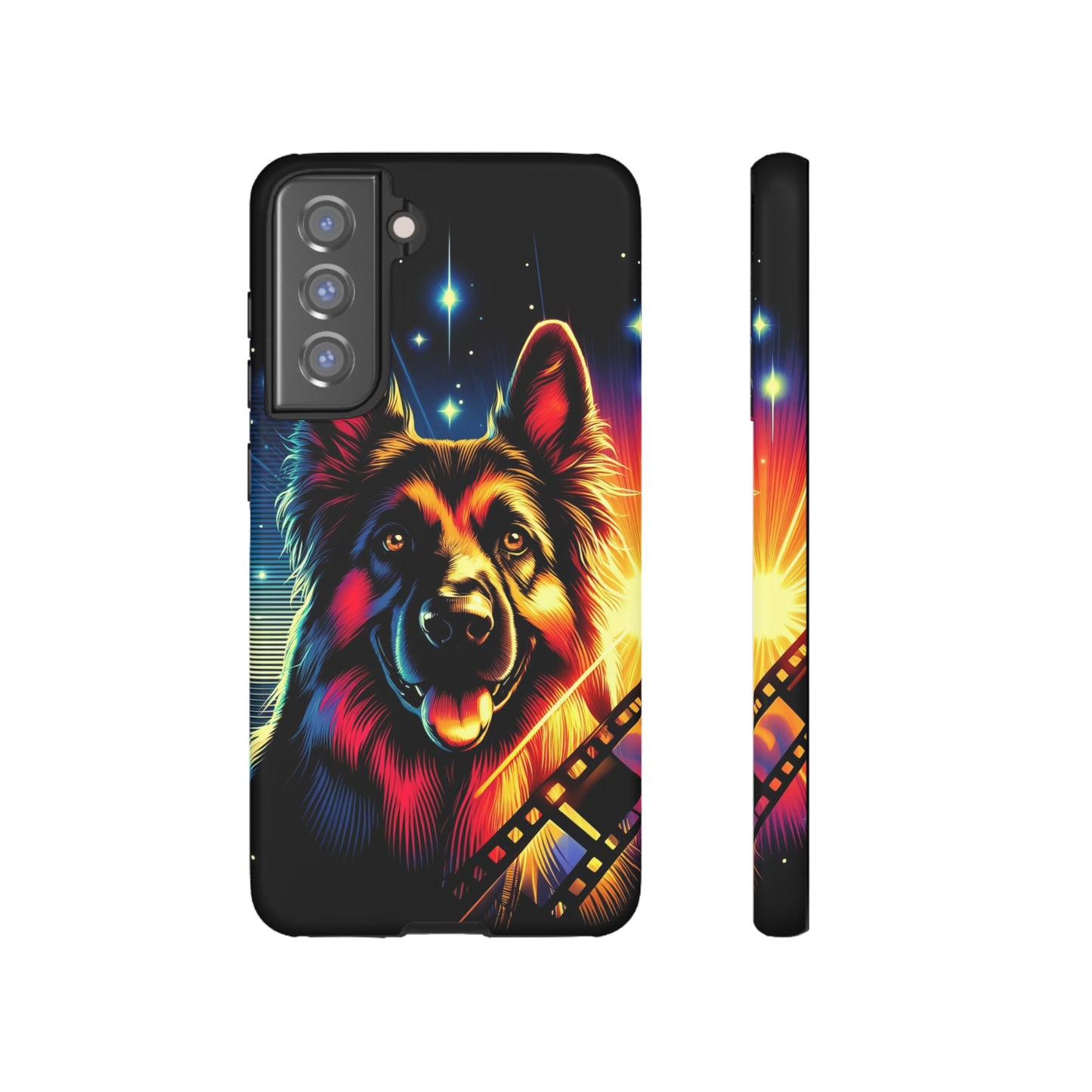 Comic book style German Shepherd Phone Case