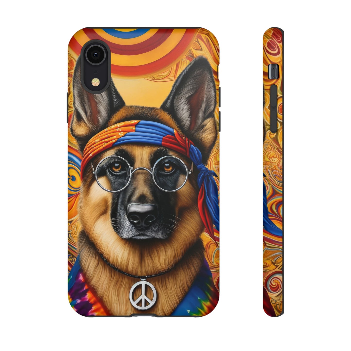 Hippie German Shepherd Tough Phone Case