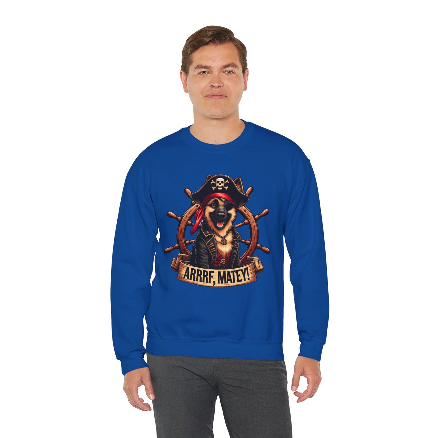 ARRRF, Matey Sweatshirt (10 colors) (German Shepherd)