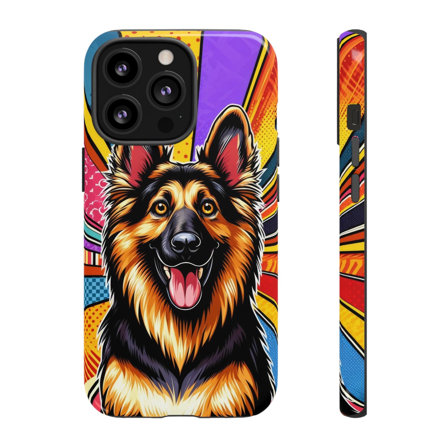 Anime style German Shepherd Phone Case