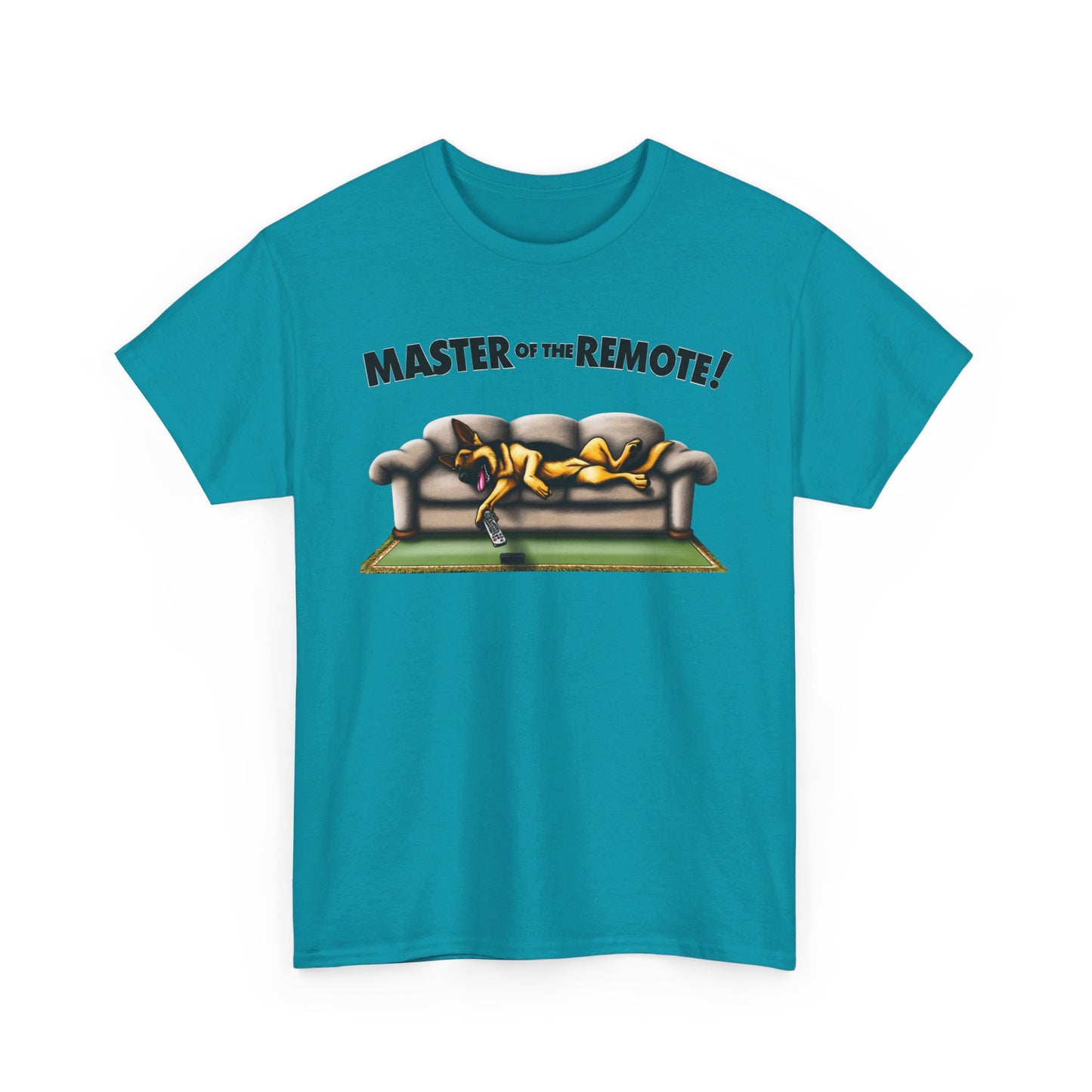 Master of the Remote! T-Shirt (13 colors) (German Shepherd)