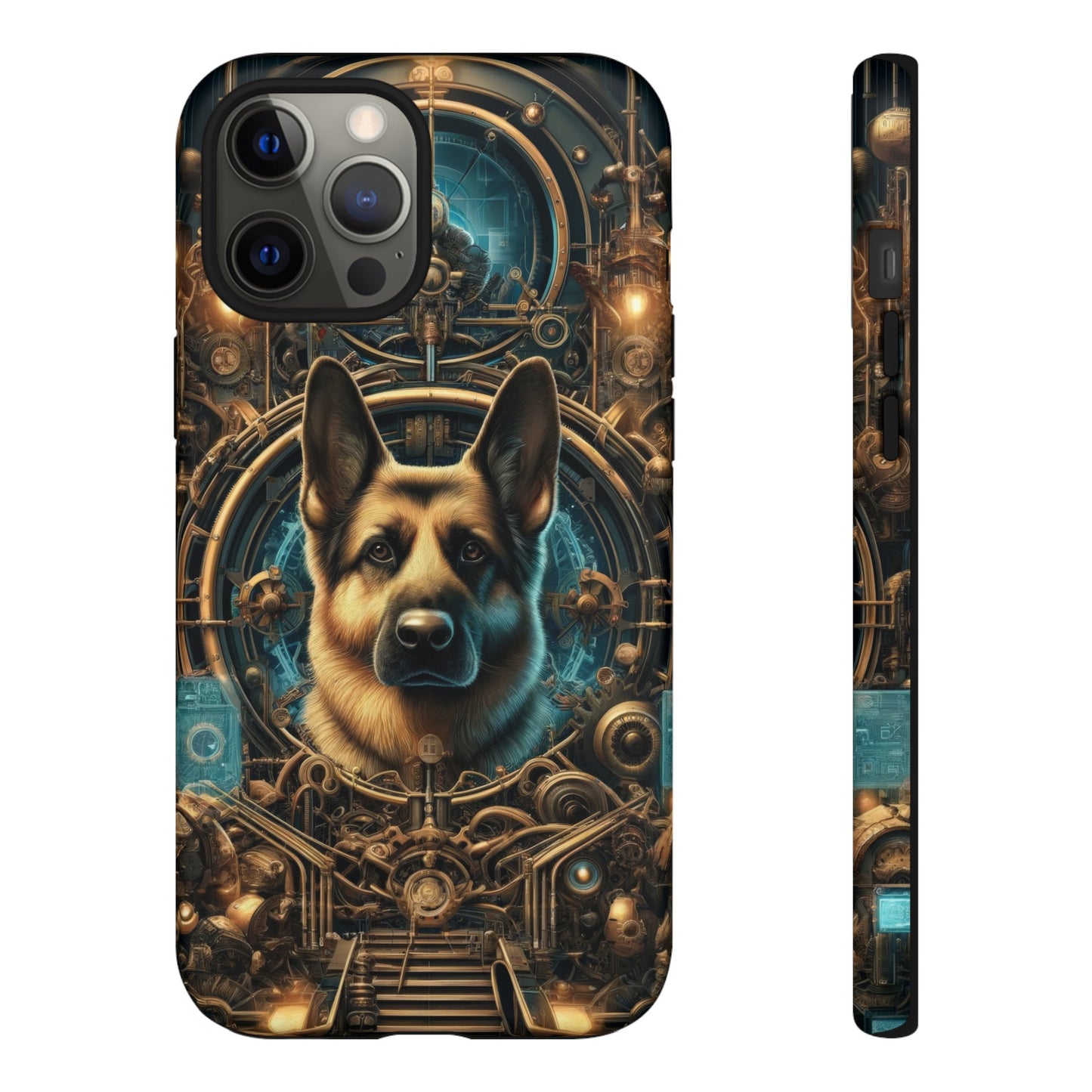 Steampunk Fantasy V2 German Shepherd Phone Case