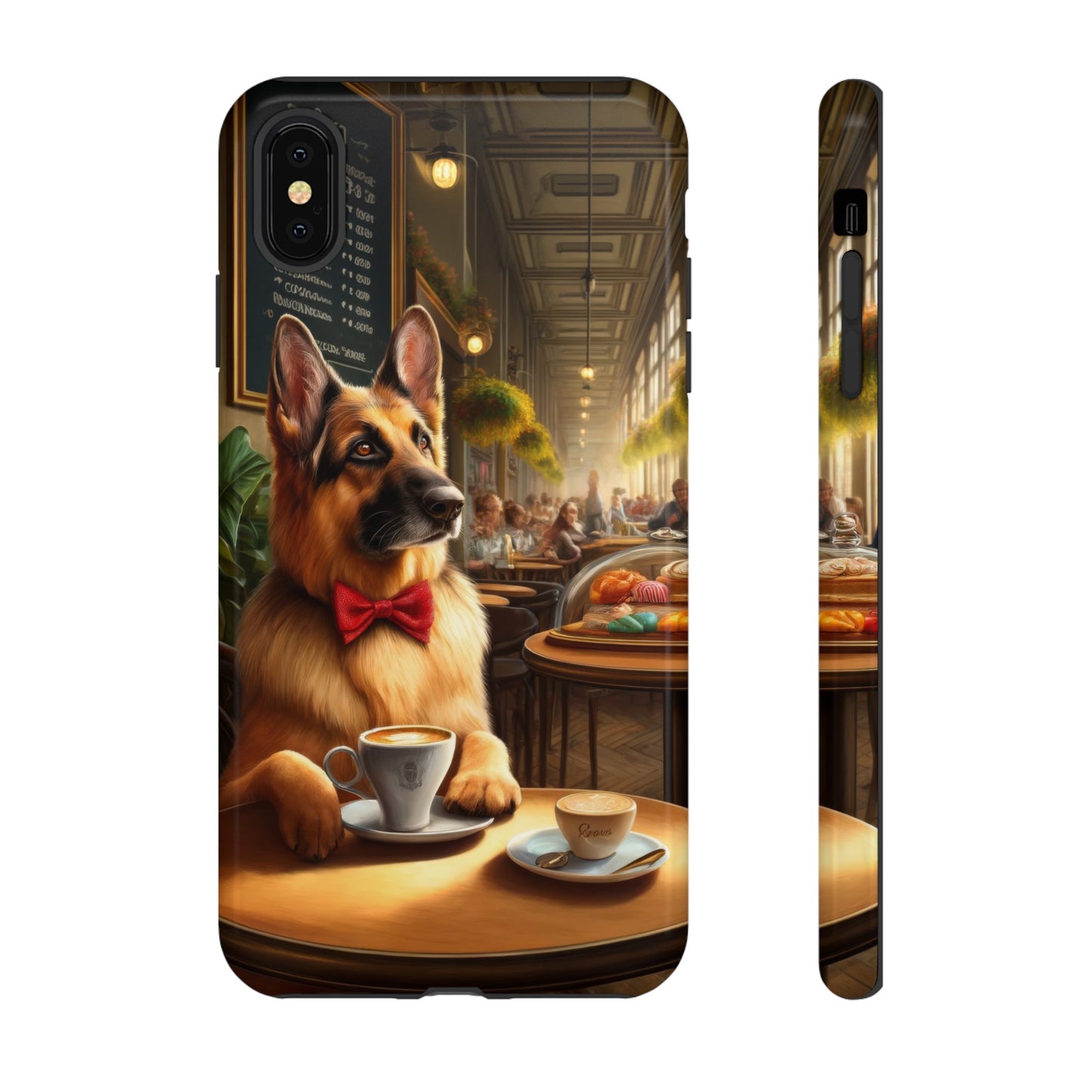 German Shepherd Drinking Phone Case