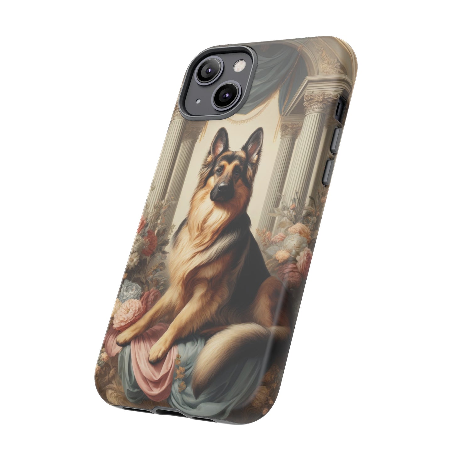 Neo-classical German Shepherd Phone Case