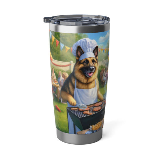 German Shepherd Barbecue Party 20oz Tumbler