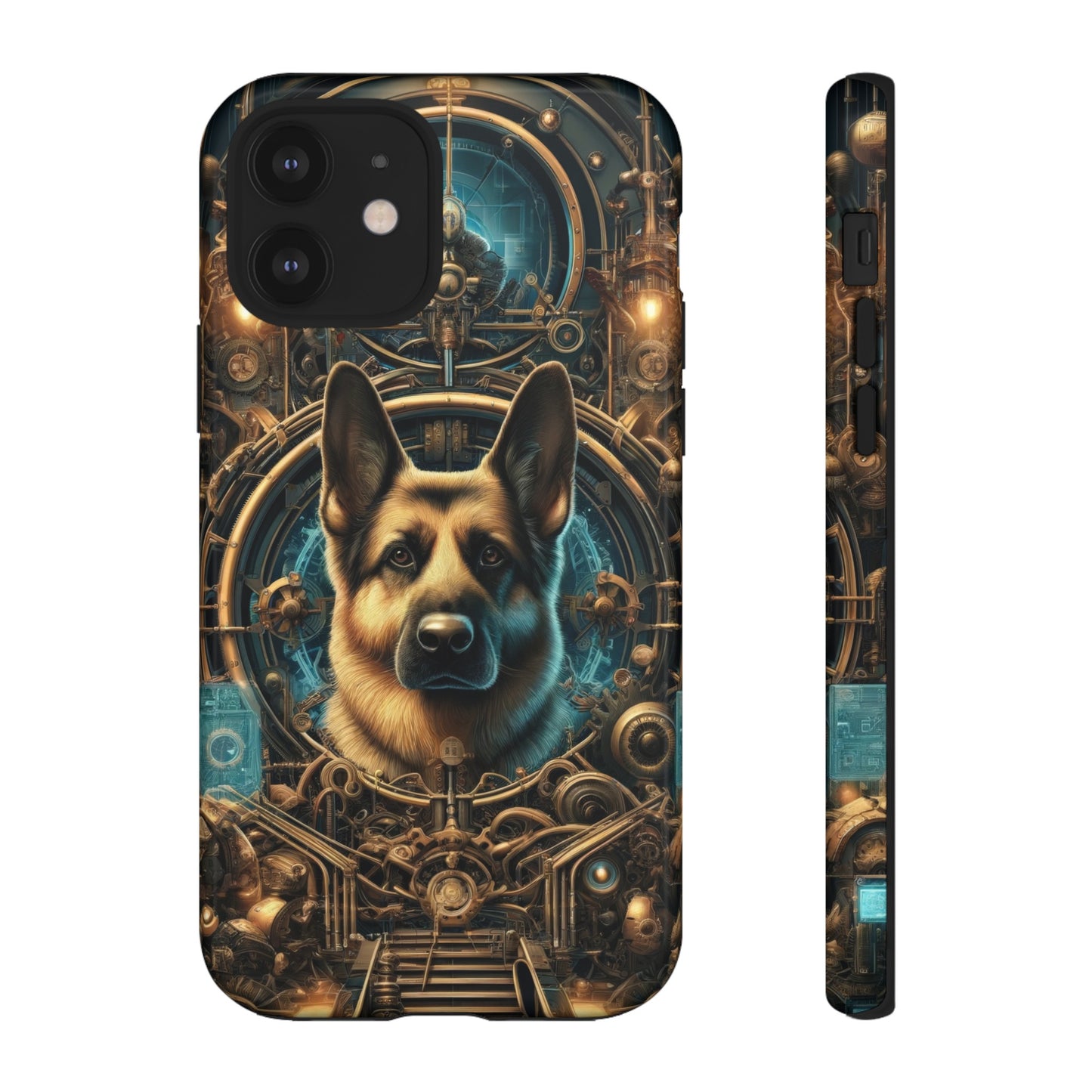 Steampunk Fantasy V2 German Shepherd Phone Case