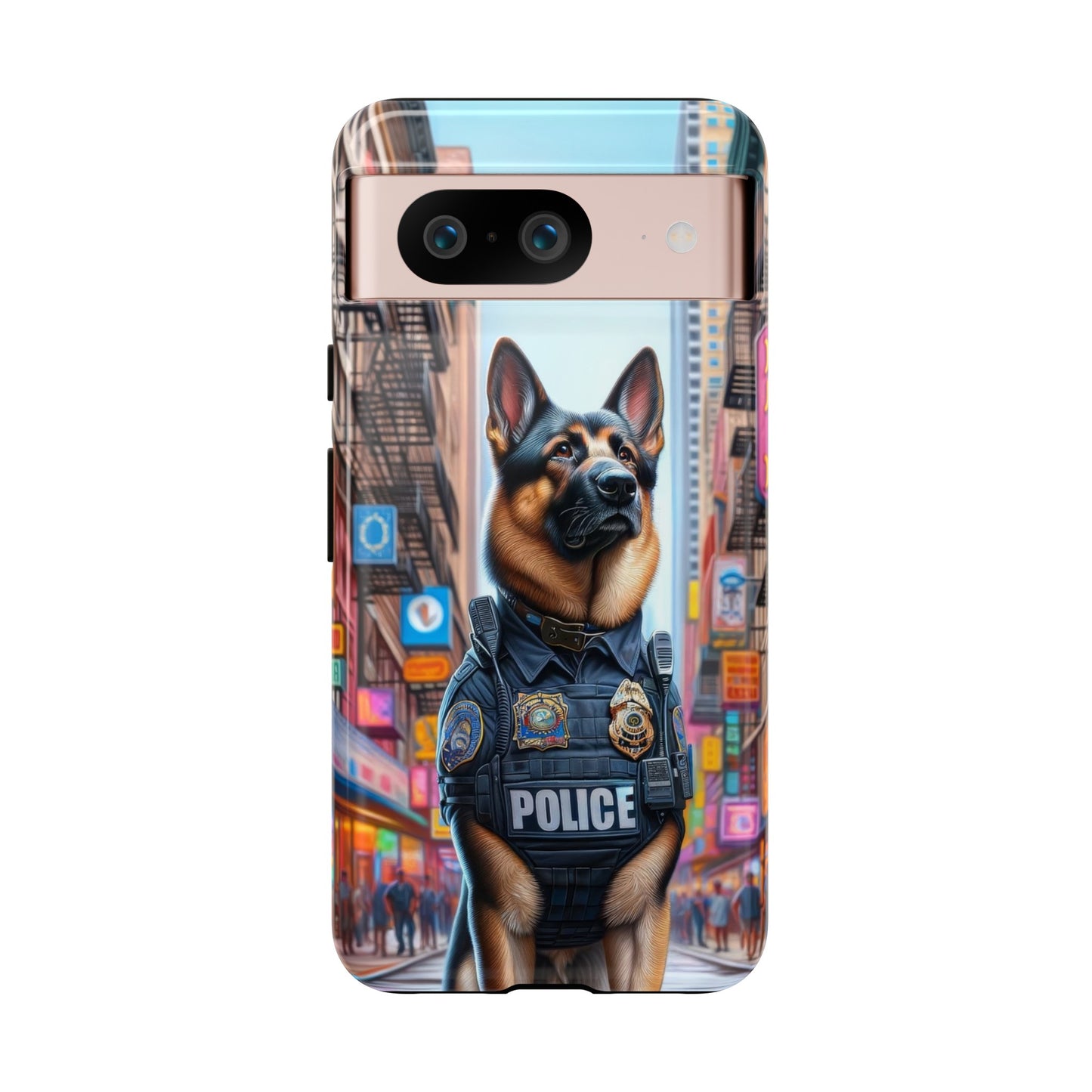 German Shepherd Police Officer Phone Case