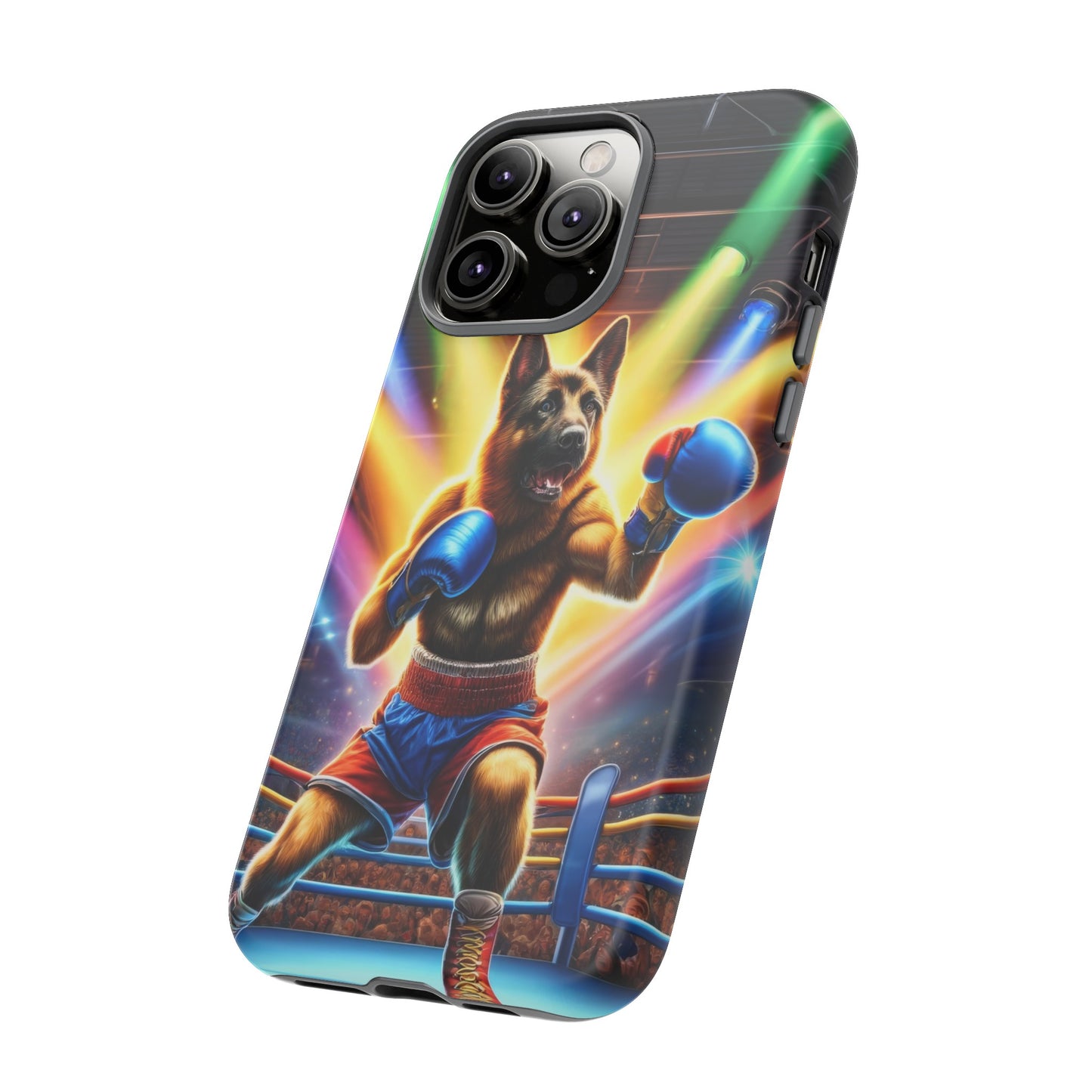 German Shepherd Boxing Phone Case