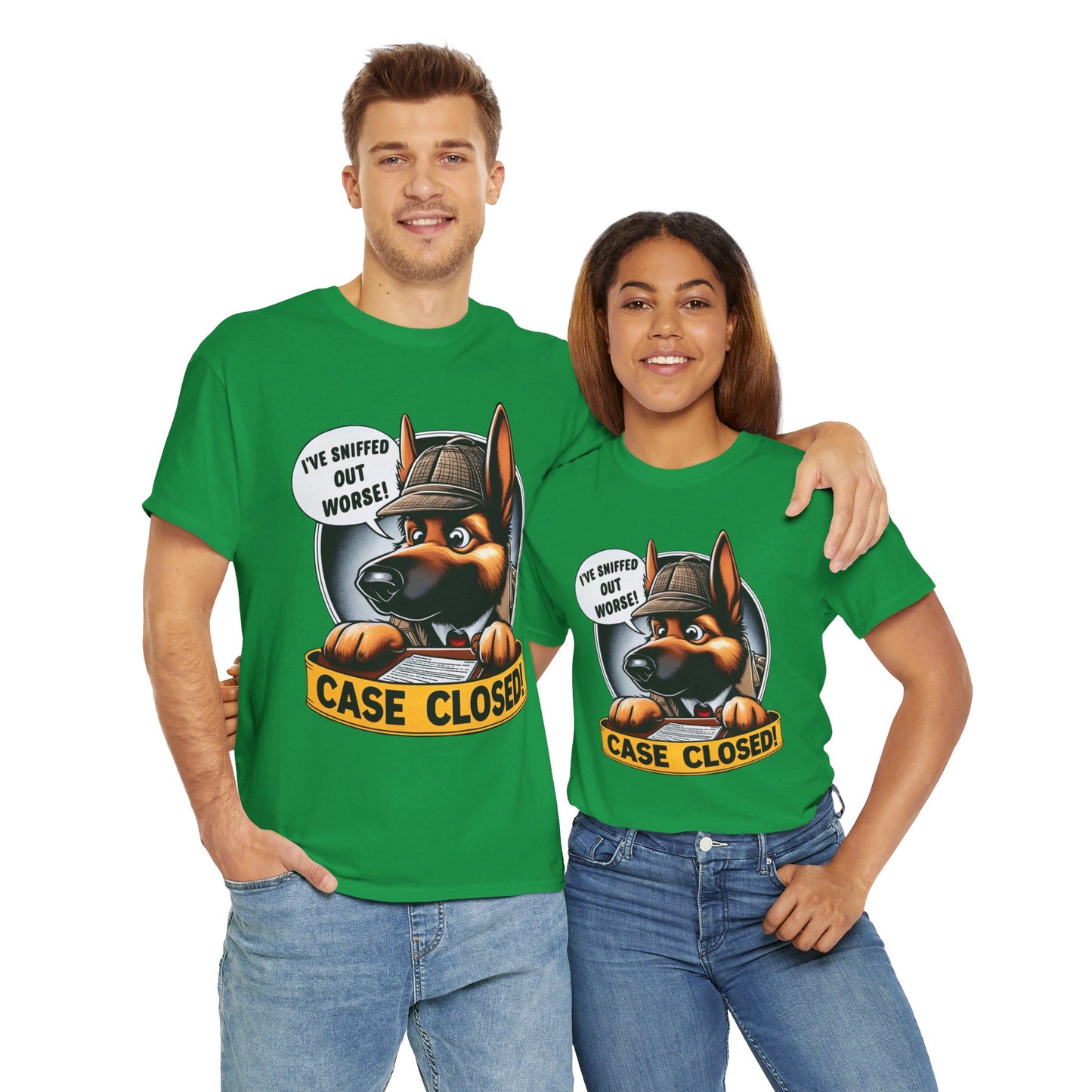 Case Closed T-Shirt (13 colors) (German Shepherd)