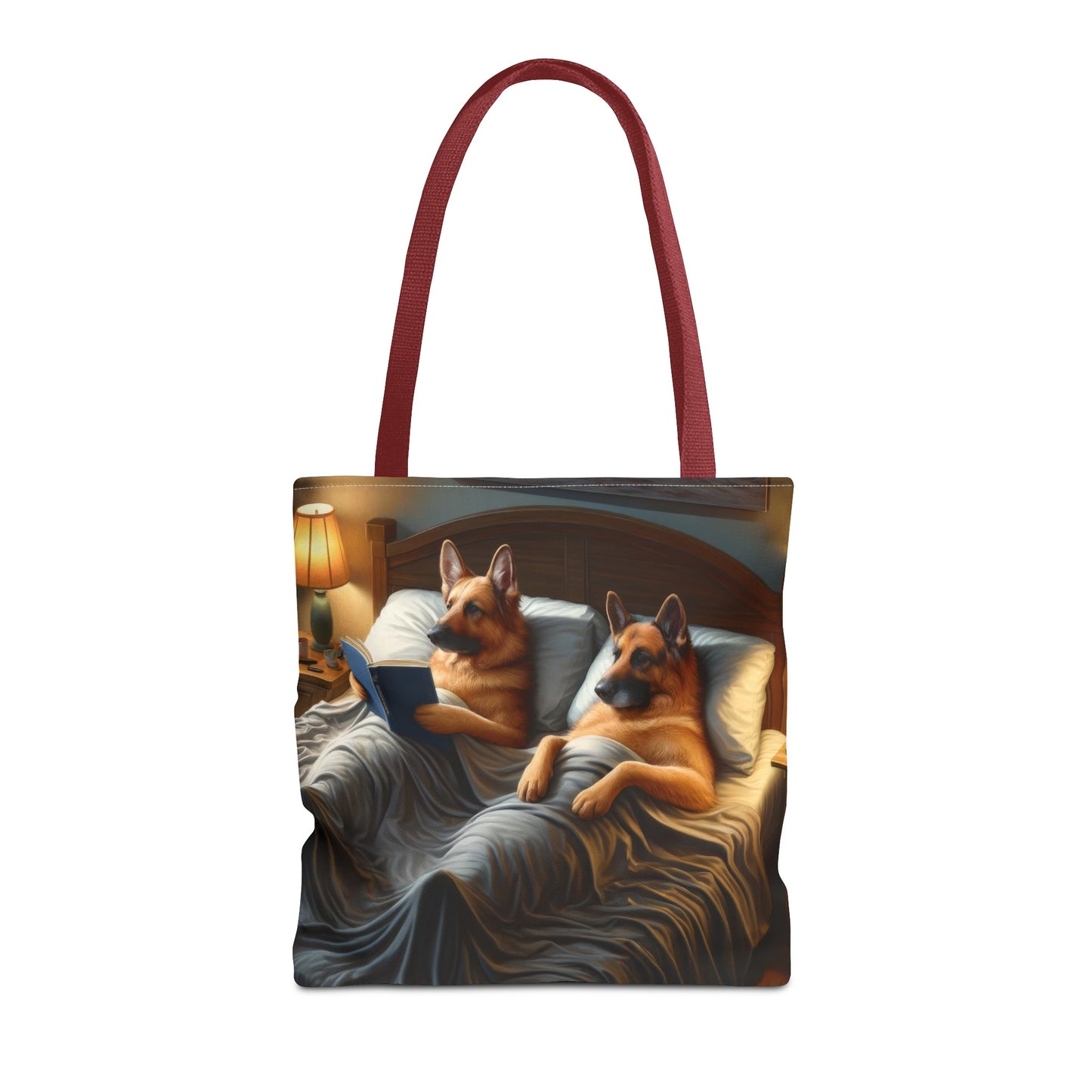 Sleeping German Shepherds Tote Bag