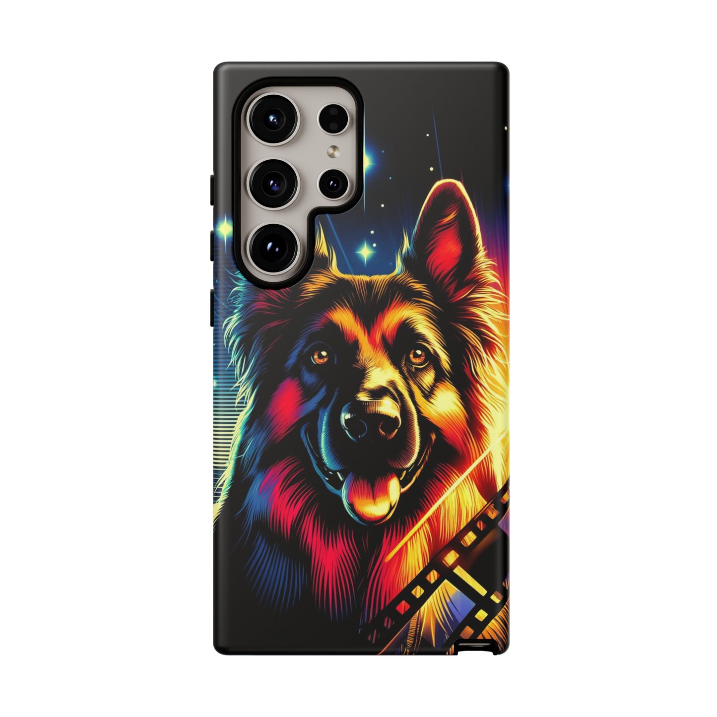 Comic book style German Shepherd Phone Case