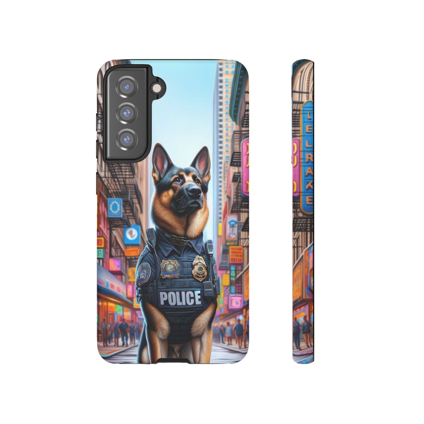 German Shepherd Police Officer Phone Case