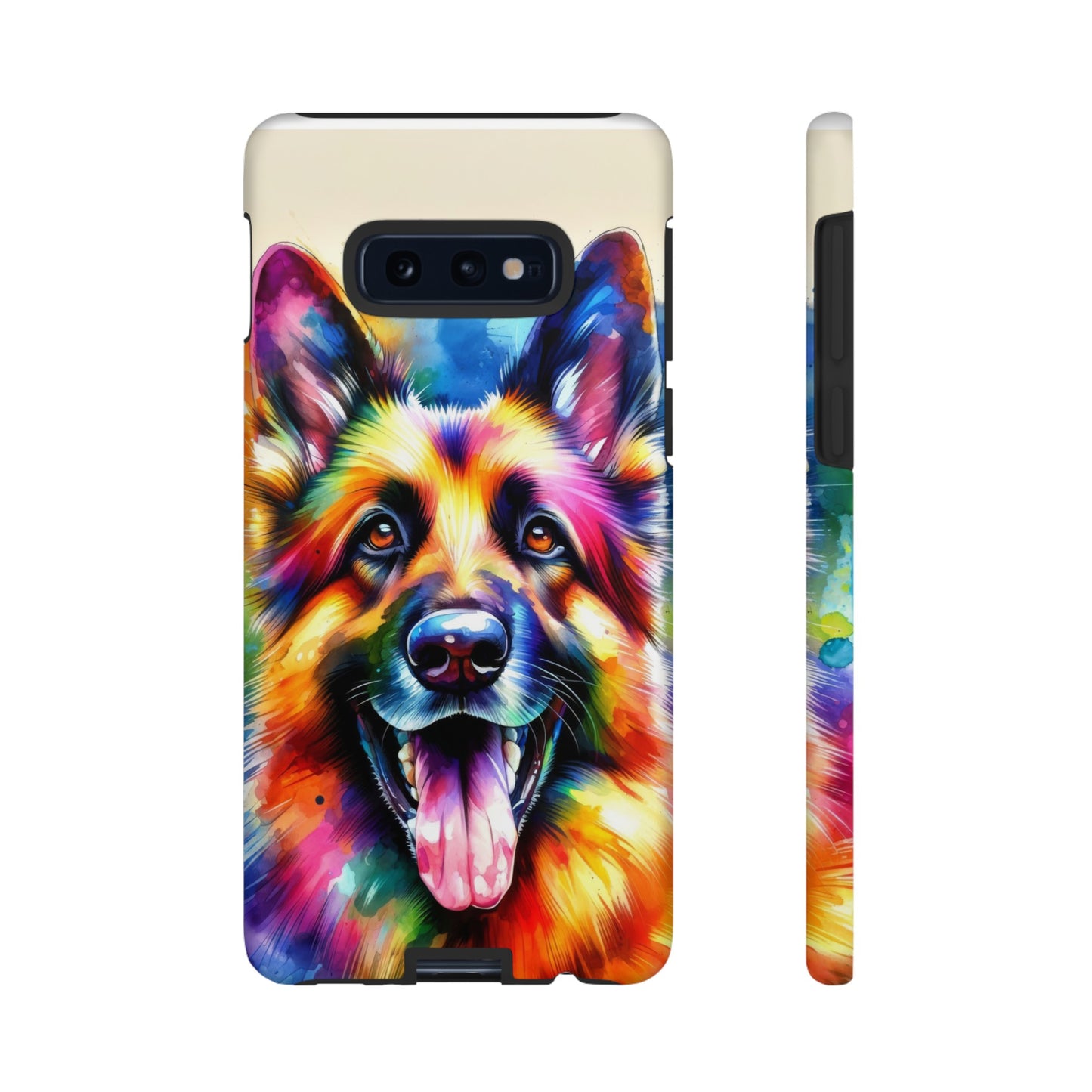 German Shepherd in Watercolor Tough Phone Case