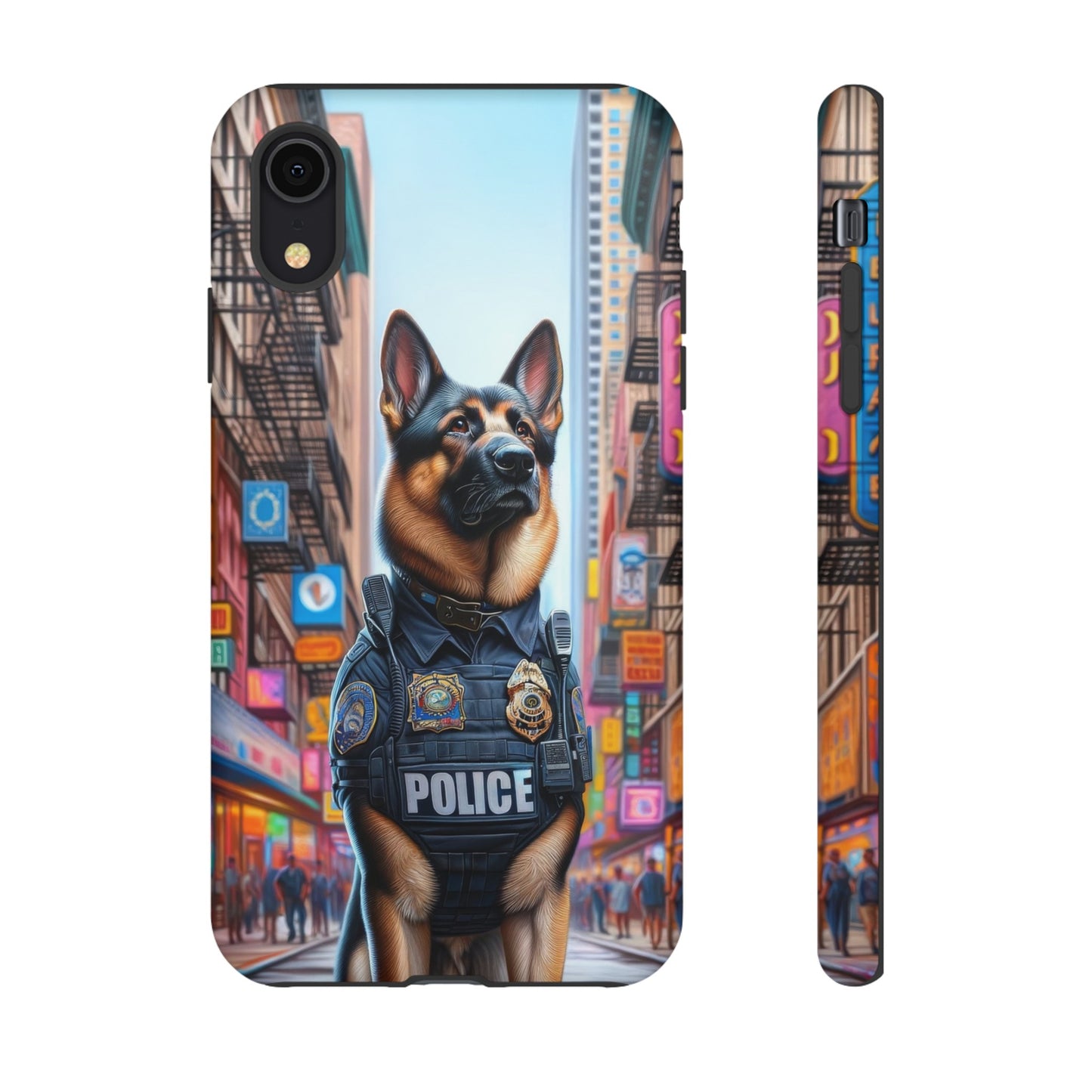 German Shepherd Police Officer Phone Case