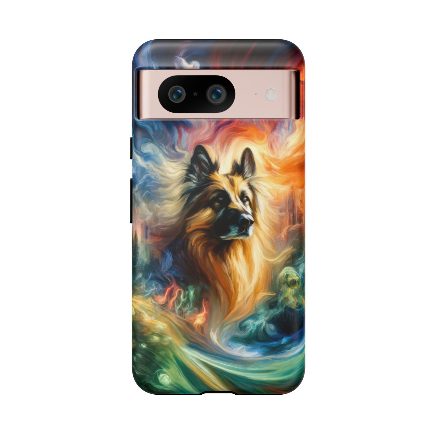 Expressionism and fantasy German Shepherd Phone Case