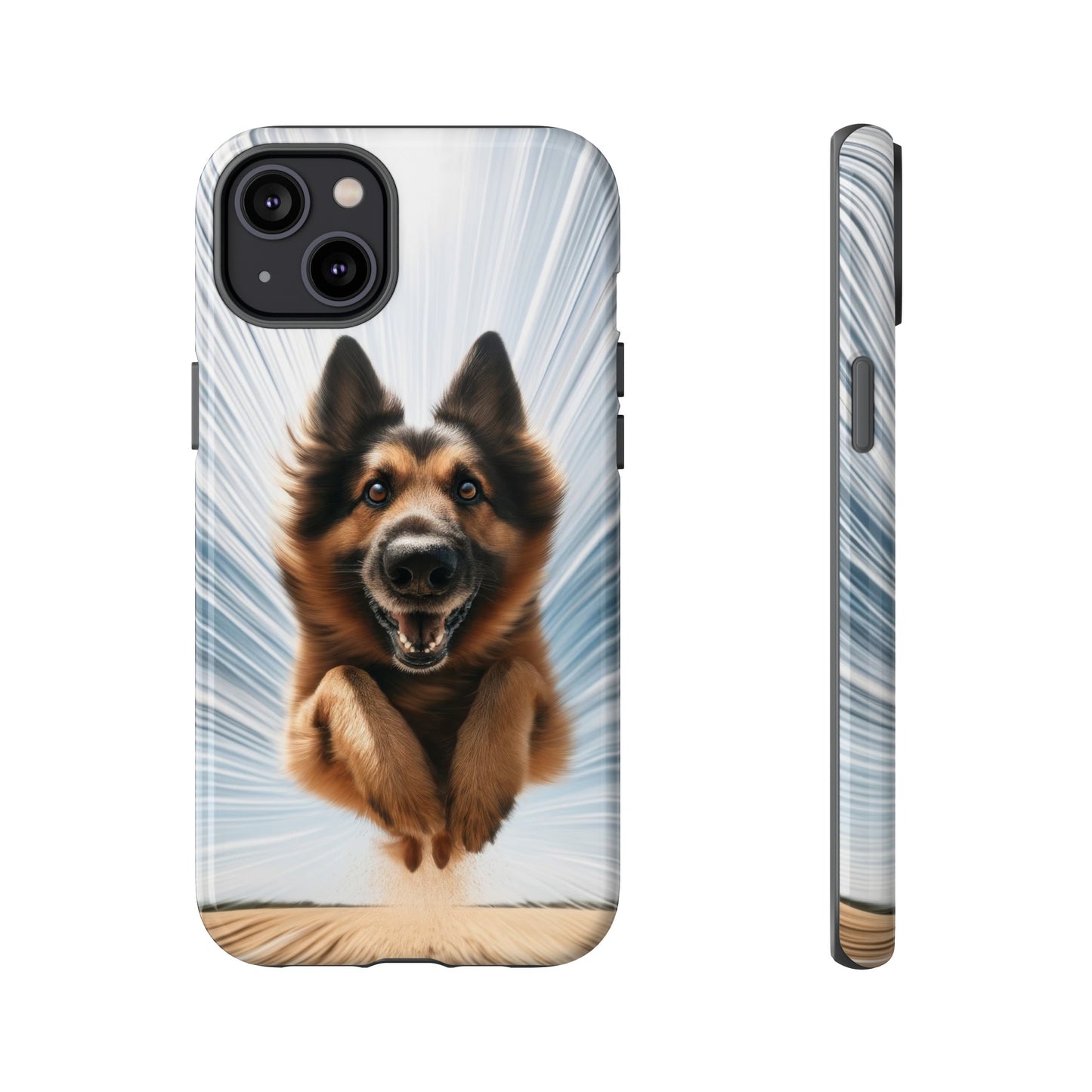 Motion blur German Shepherd Phone Case