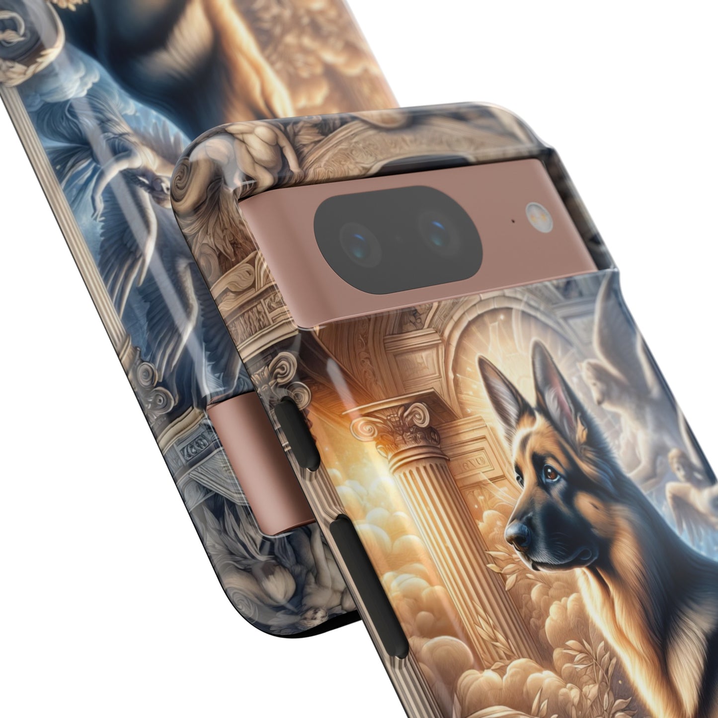 Neo-classicism and dreamy fantasy German Shepherd Phone Case