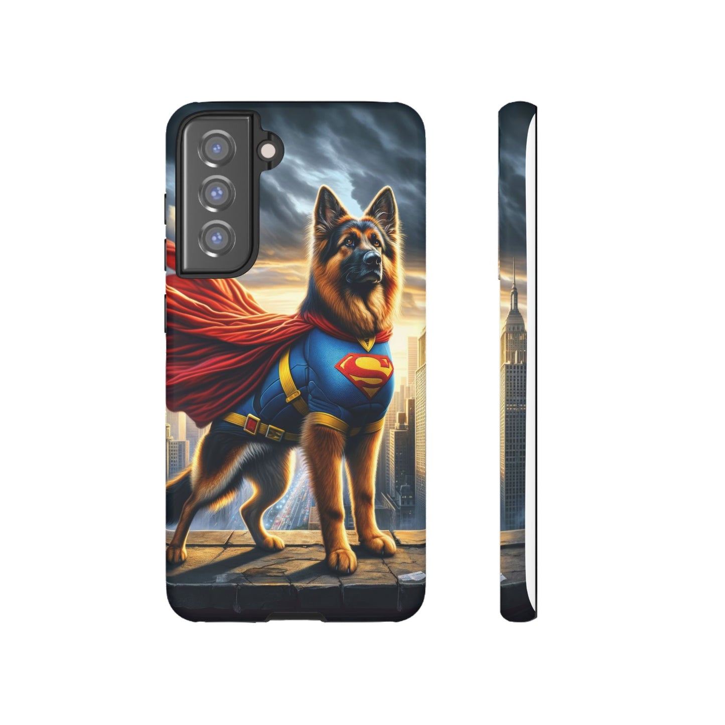 German Shepherd Superhero Phone Case