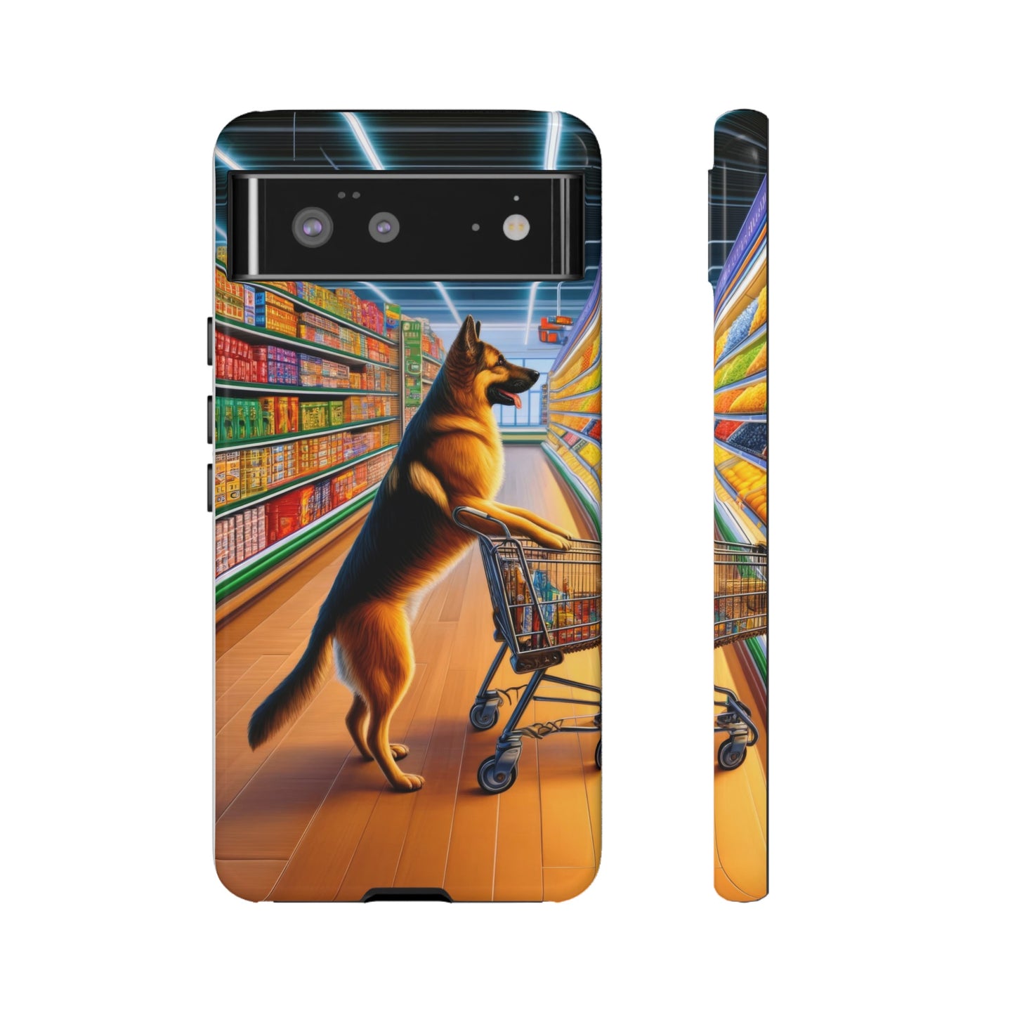 German Shepherd Shopping Phone Case