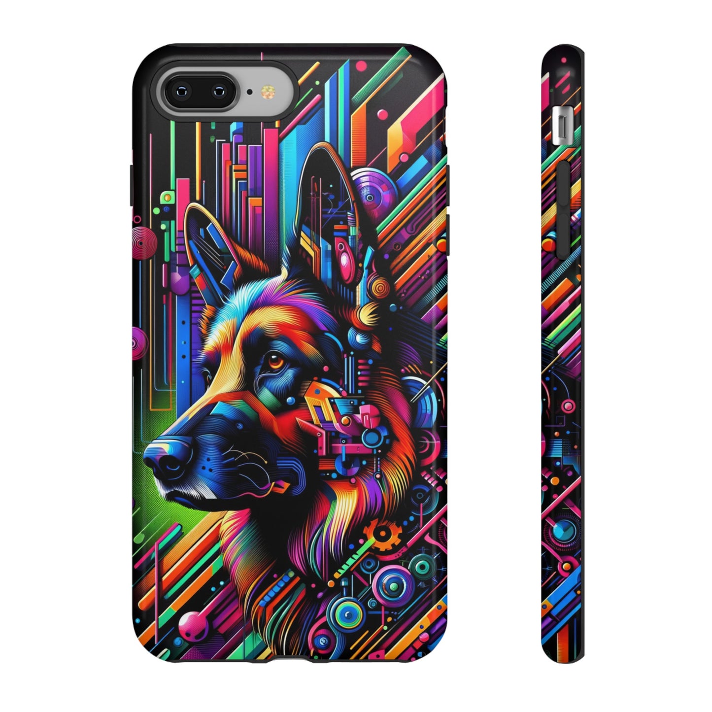 Constructivism and dadaism German Shepherd Phone Case