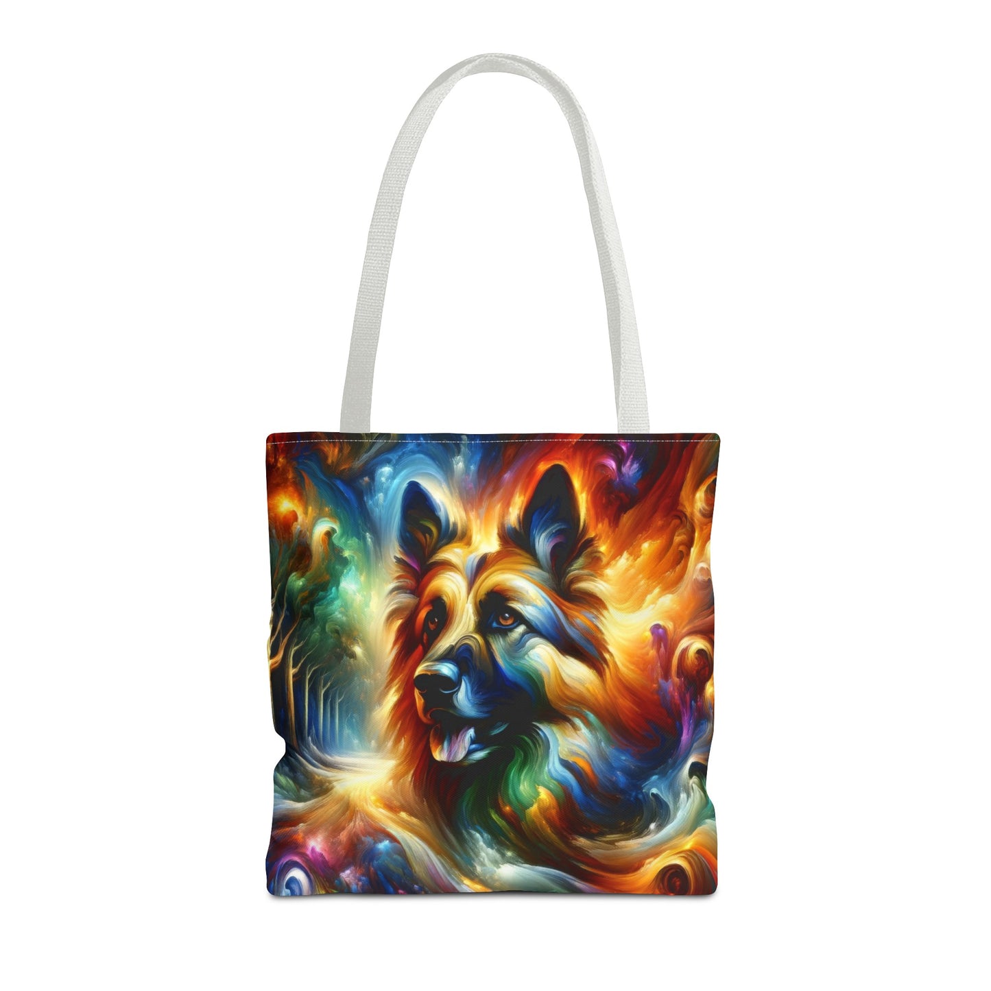 Expressionism and fantasy German Shepherd Tote Bag