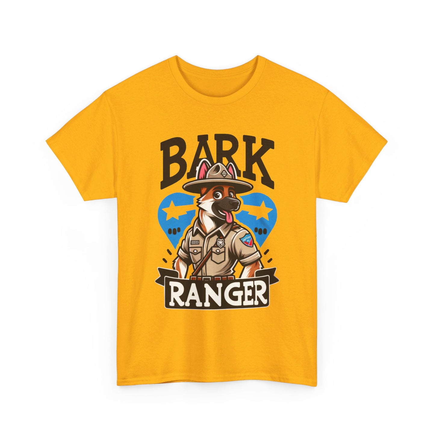 Bark Ranger On Duty T-Shirt (13 colors) (German Shepherd)