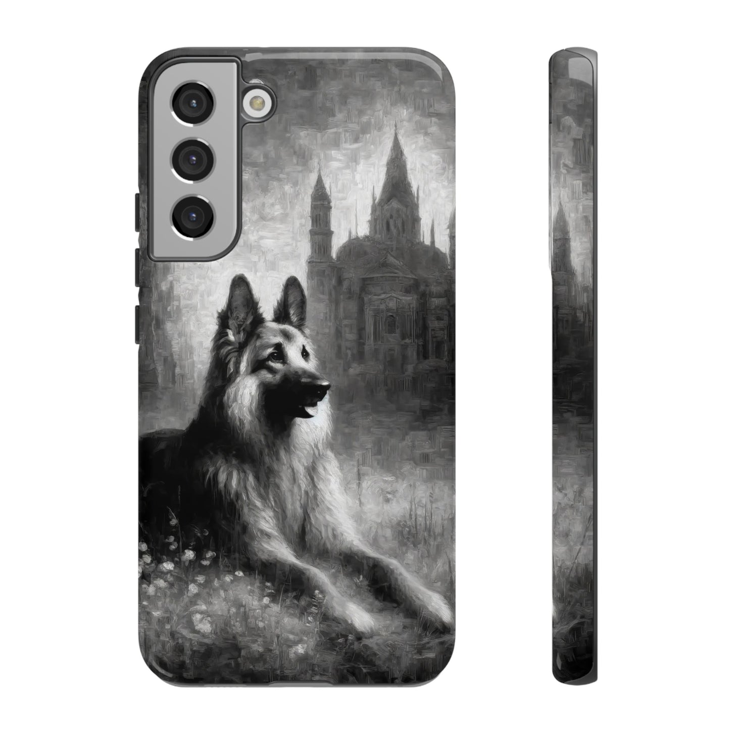 Neo-impressionism German Shepherd Phone Case