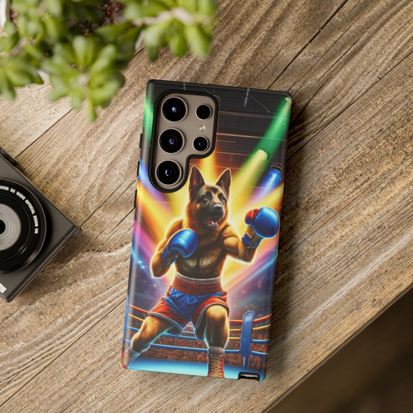 German Shepherd Boxing Phone Case