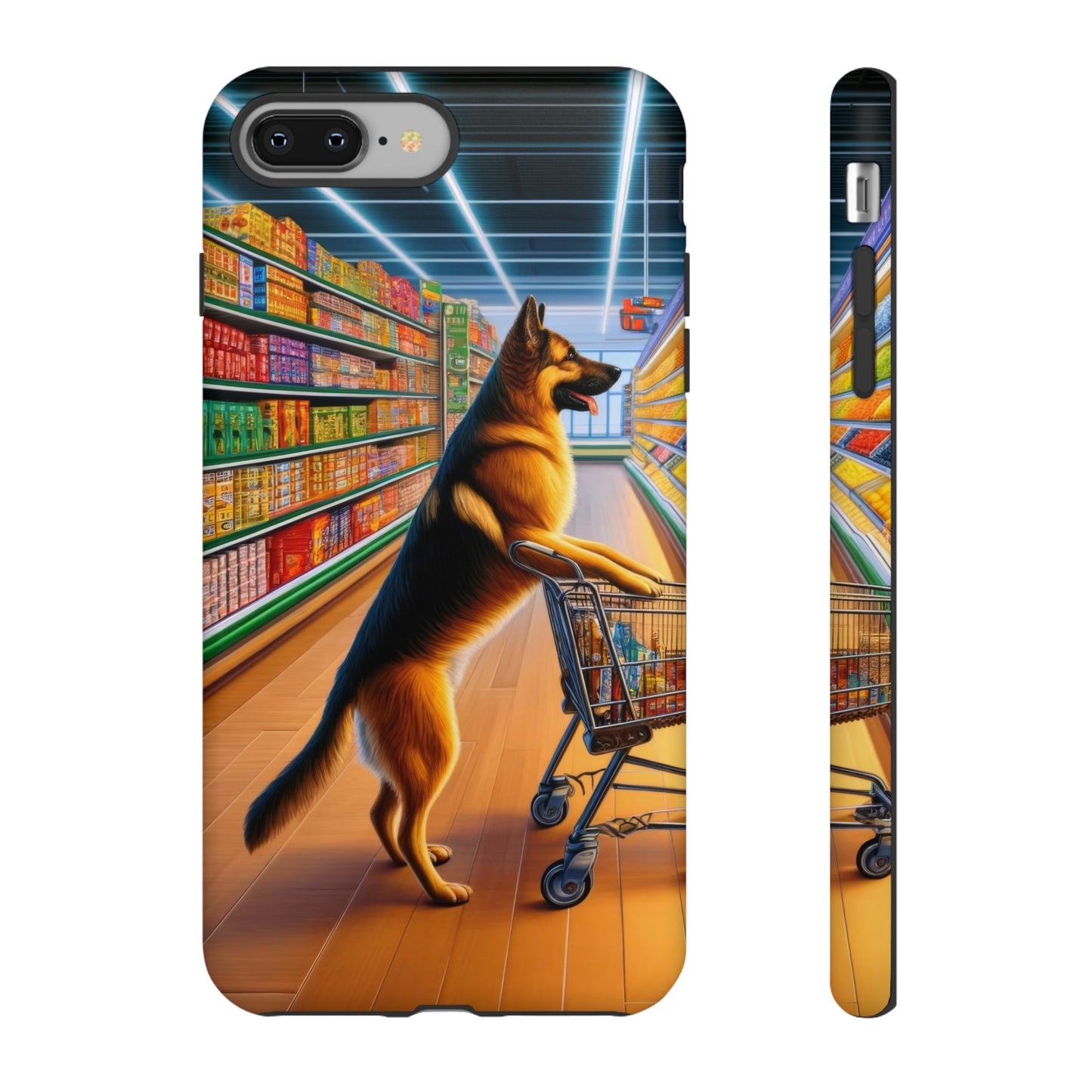 German Shepherd Shopping Phone Case