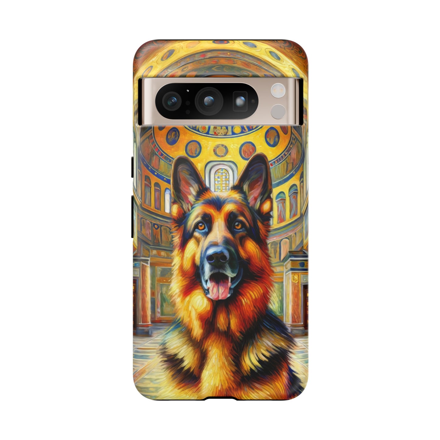 Neo-impressionist German Shepherd Phone Case