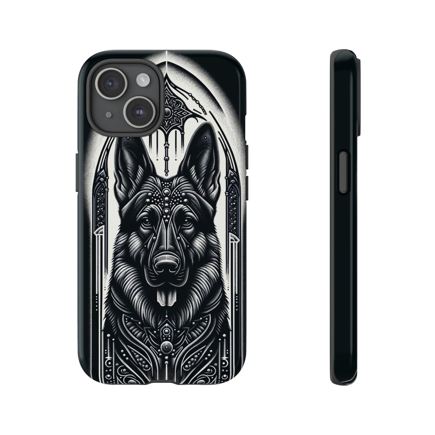 Futuristic German Shepherd Phone Case