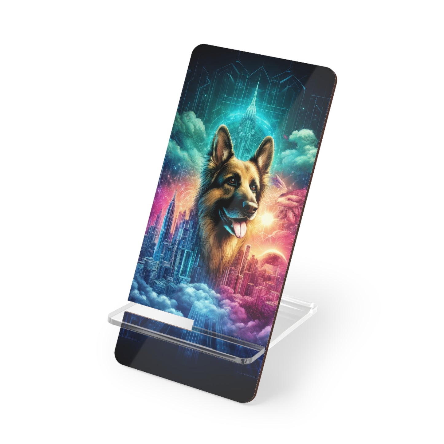 Dreamy fantasy German Shepherd Smartphone Stand