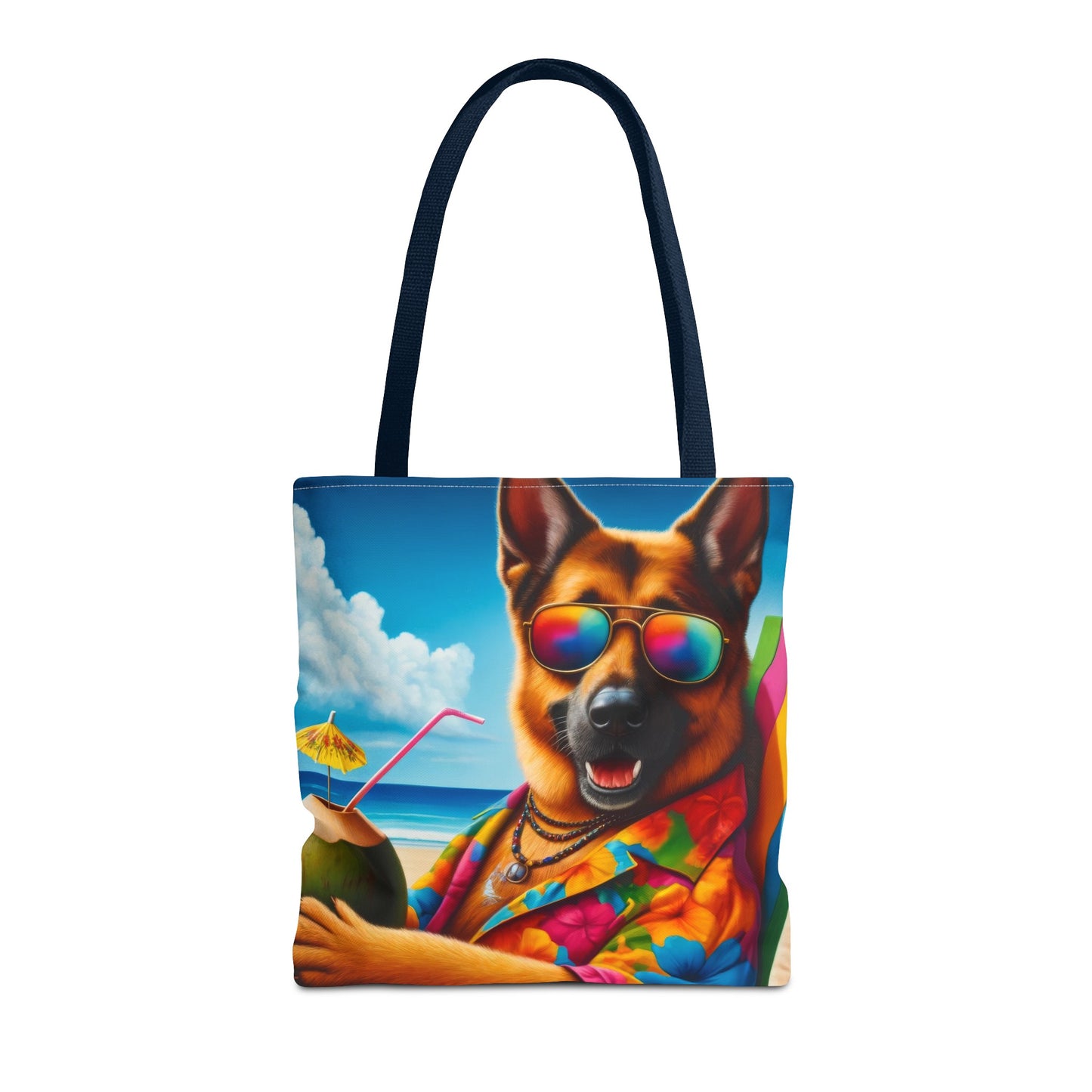 German Shepherd Vacation Tote Bag